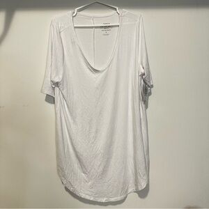 Torrid Super Soft Knits White T-Shirt